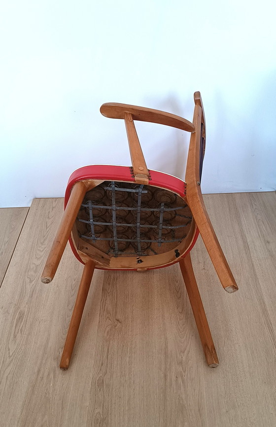 Image 1 of Fünf Esszimmerstühle Fifties