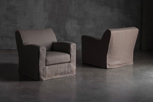 Lounge Chairs by Christian Liaigre, France, 1990s