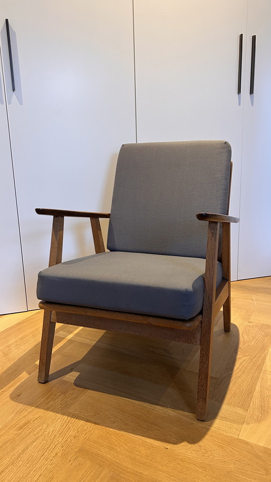 Image 1 of Deense teakhouten fauteuil uit het midden van de 20e eeuw