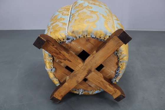 Image 1 of Art Deco Tabouret uit 1940, Tsjecho-Slowakije