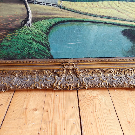 Image 1 of Dipinto in cornice originale d'epoca