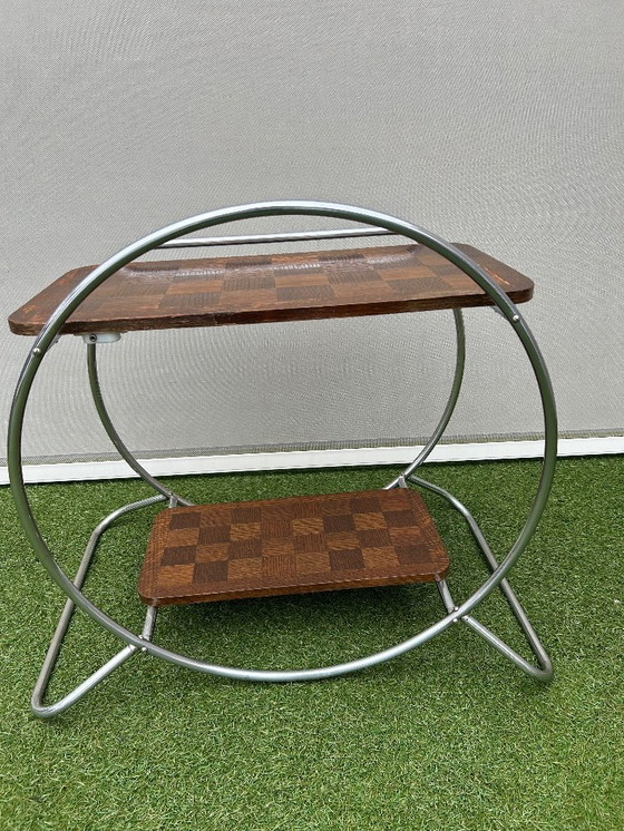 Image 1 of Art deco side table. 