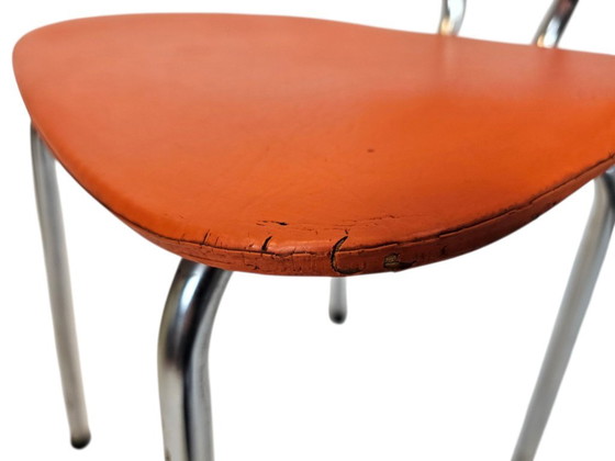 Image 1 of Vintage - Space Age - Soudeurop - attr. Rudy Verelst - chroom - skai -70s