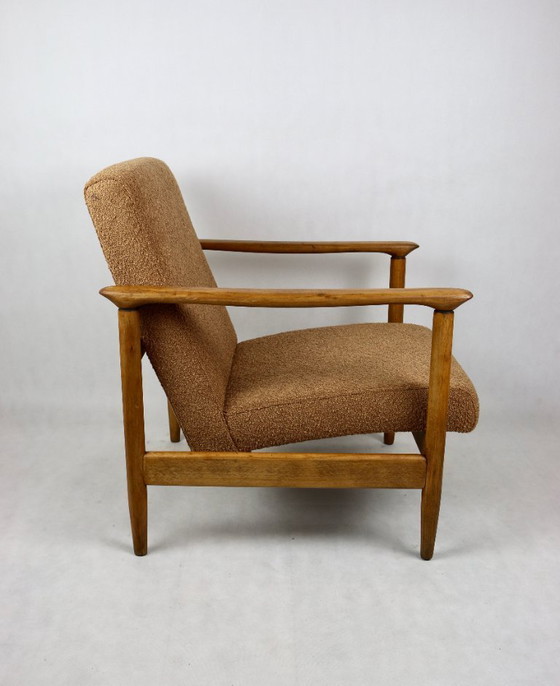 Image 1 of Orange Gold GFM-142 Armchair by Edmund Homa, 1970s