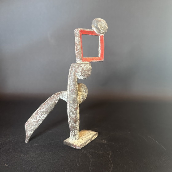 Image 1 of Uniek bronzen beeld – Pierre Lumey (1948–), gesigneerd ‘PL 99’ 