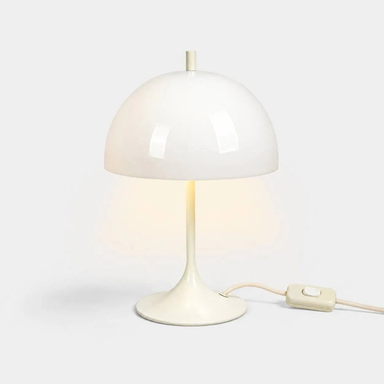 Lampe de table champignon tulipe – Wila – Metal, Plastic, Vintage (photo 5 of 8)