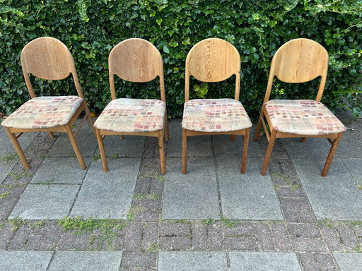 Vintage 4 dining room chairs Korup design Denmark