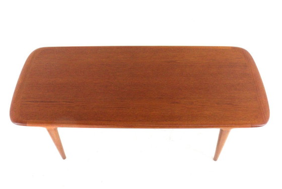 Image 1 of Vintage Deense teak salontafel 'Fugslev'