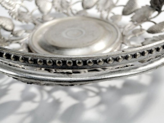 Cesta de frutas de Fraget, Polonia, principios del siglo XX. – Accesorios de mesa, Metal, Silver (photo 8 of 11)