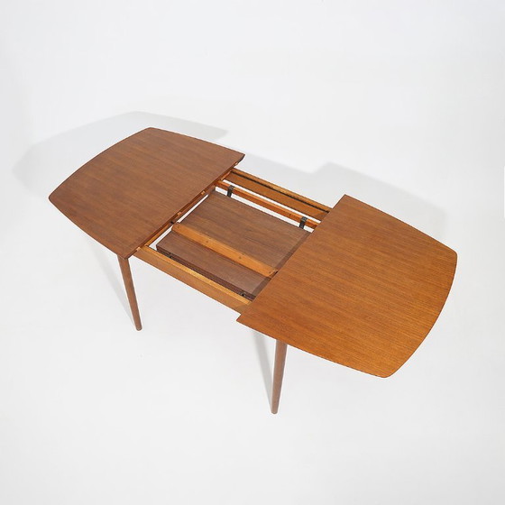 Image 1 of Teak table with extendable top, 1960s