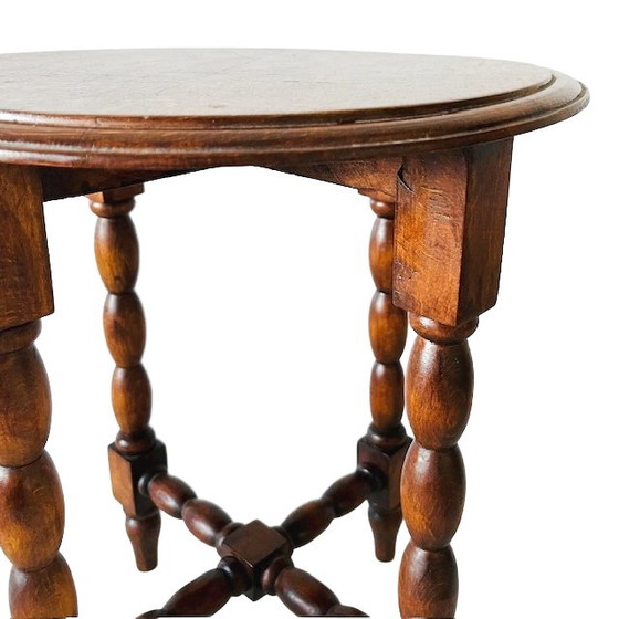 Image 1 of Mid-century Bobbin Legs side table wine table plant table 1960s