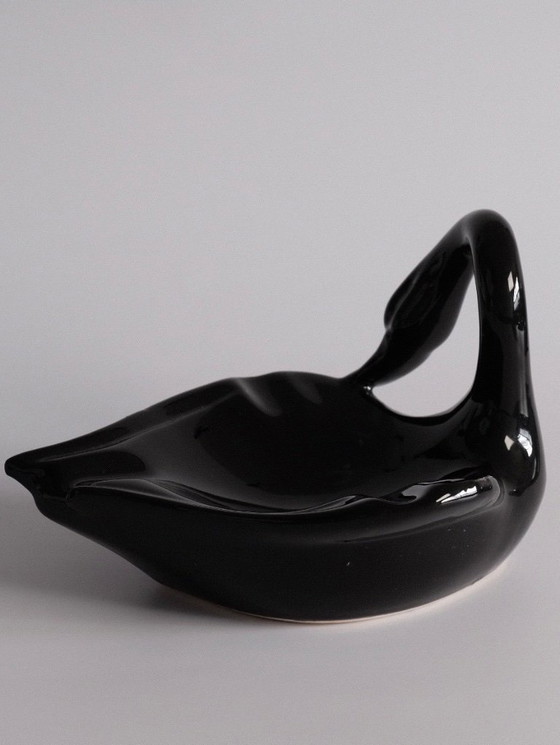 Image 1 of Jabonera/joyero o cenicero Art Decó Black Swan