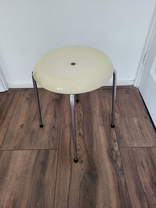 Sgabello vintage di Lammhults di Edvin Ståhl, sgabello Tabouret 282 1960.