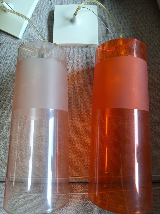 Image 1 of 2x originele Kartell Easy hanglampen – Ferruccio Laviani