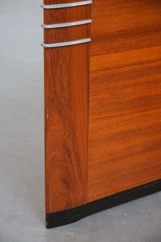 Image 1 of Art Deco design side/coffee table in a triangular shape by Schuitema from the Decoforma series