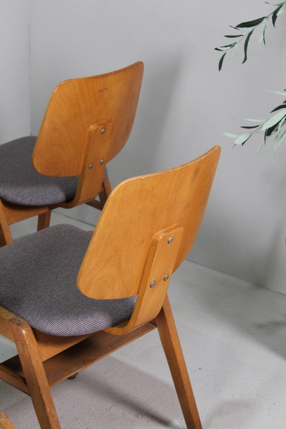 Image 1 of Set di 7 sedie da pranzo vintage