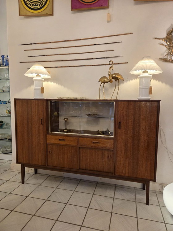 Image 1 of Vintage Highboard/sideboard, Teak, Netherlands 1960s