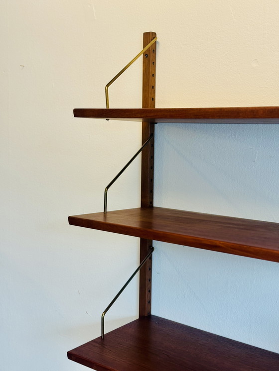 Image 1 of Mueble de pared danés – Muebles HG – Teca – Años 60