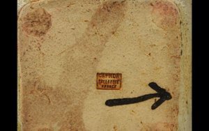 Image 1 of Porta tabacco in ceramica Roger Capron con decoro &quot;Sole&quot;, Vallauris, Francia, anni &#39;50