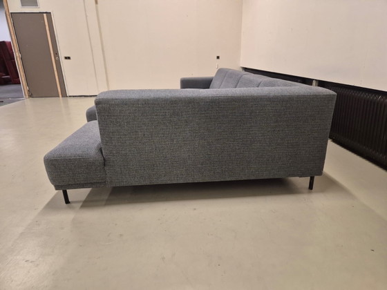 Image 1 of Montel Star - Canapé d'angle - Gris - Pouf - Design - Canapé en forme de U