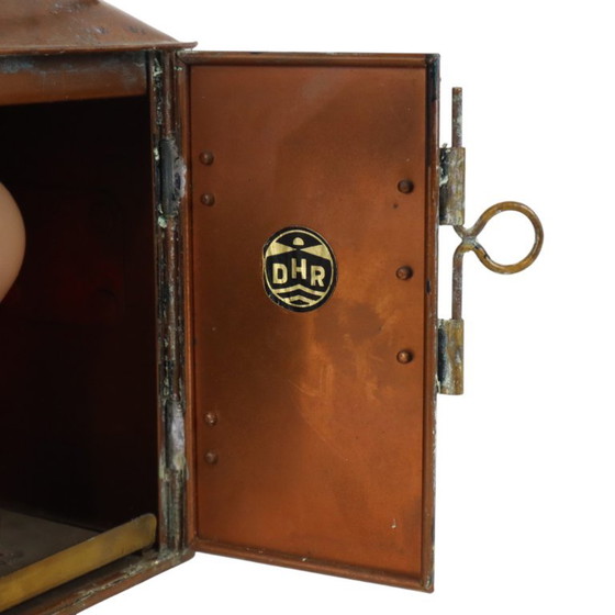 Small Ship's Lamp Mr Portside Copper Maritime 24cm – DHR, Table lamps, Glass (photo 15 of 16)