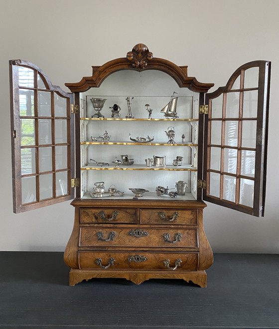 Image 1 of Miniature Display Cabinet + Silver Miniatures