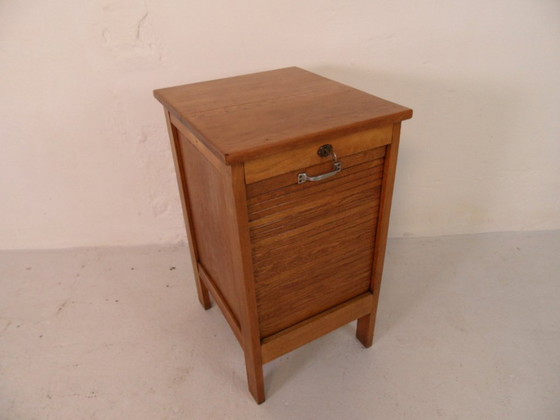 Image 1 of Vintage roller shutter cabinet