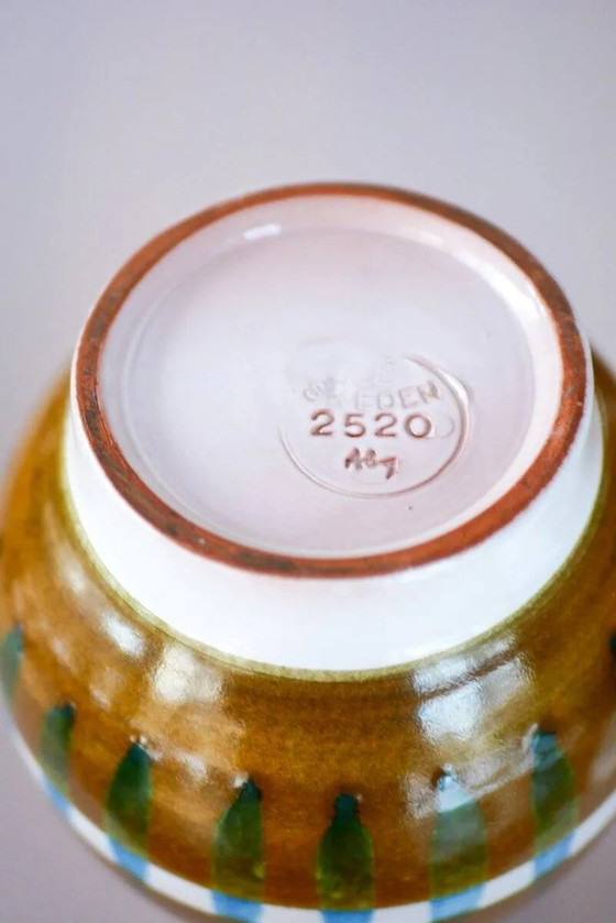 Image 1 of Faenza vase by Ingrid Atterberg for Upsala Ekeby, Sweden, 1960
