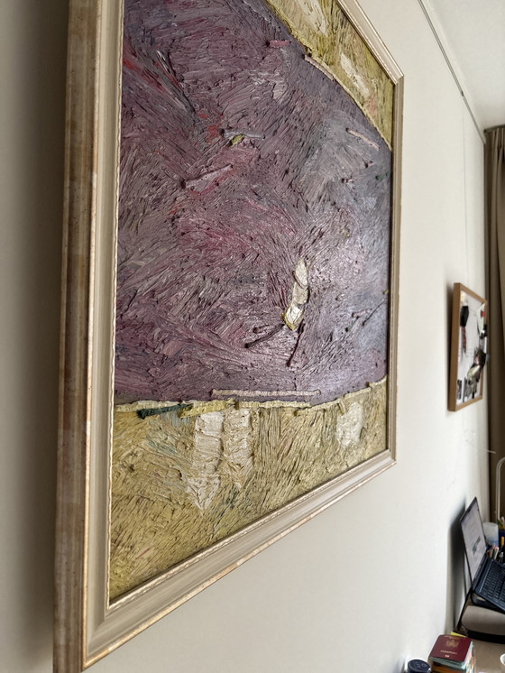 Image 1 of Authentique peinture à l'huile d'Anatol Ghimpu - Pièce de collection