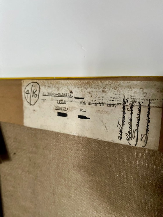 Image 1 of A. Nobre-Madeira, Astrazione, 1975, olio su tela