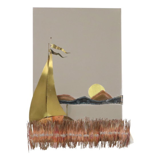 Specchio Design Barca in Rame e Ottone Daniel D’Haeseleer – Sculture, Copper, Brass (photo 21 of 22)
