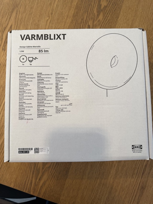 IKEA Varmblixt Lamp – tafellampen, Glass (photo 2 of 3)
