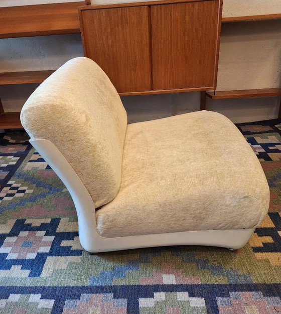 Image 1 of Italiaanse glasvezel loungestoel naar Mario Bellini, jaren 1960