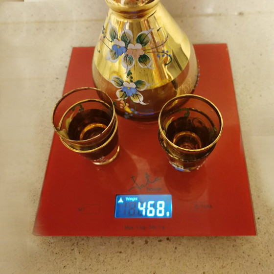 Image 1 of DECANTER AND LIQUEUR GLASSES