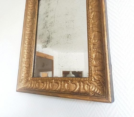 Image 1 of Louis Philippe style gilded wood mirror
