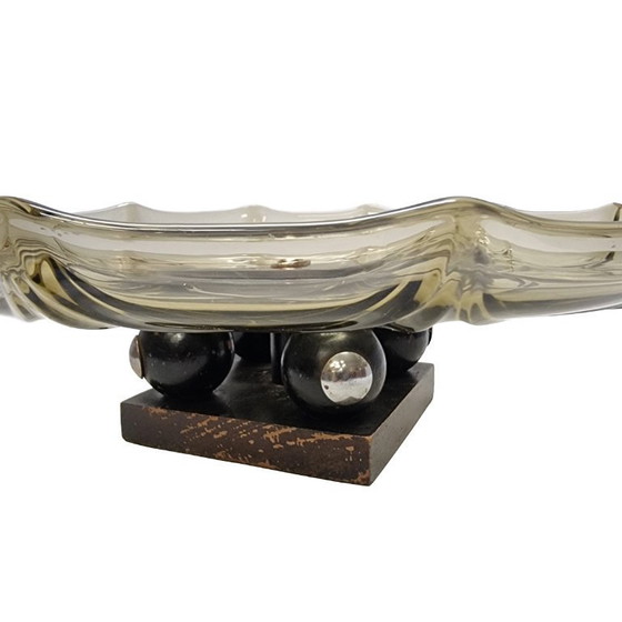 Image 1 of Art-Deco-Schale auf Fuß