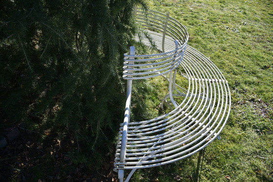 Image 1 of Banc vintage Arras en bois - Patine naturelle