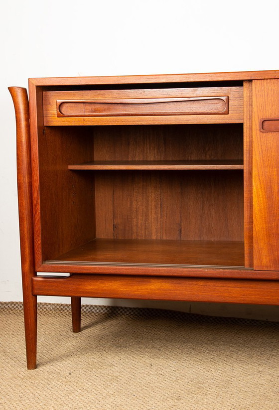 Image 1 of Credenza danese in teak molto grande 255 cm 1960.