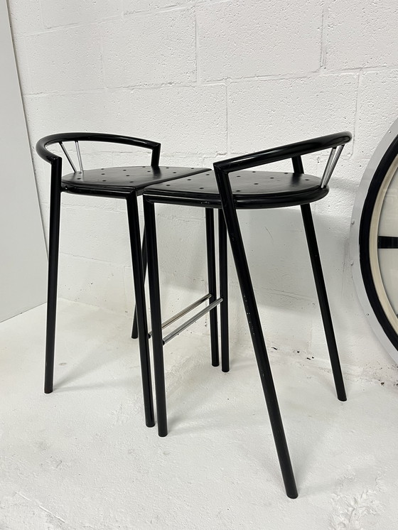 Image 1 of 3X Postmodern Bar Stools Bent Krogh, Magnus Olesen