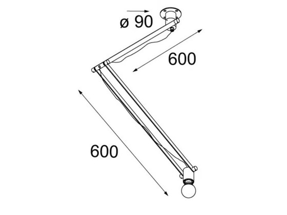 Image 1 of MODULAR NOMAD MINIMAL TALL E27 + MINIMAL SHADE LARGE CAP (schwarz/gold)