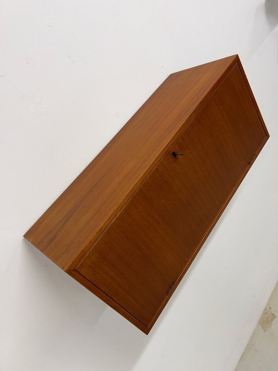 Image 1 of Teak Bar Cabinet By Kai Kristiansen For Feldballes, 1960s