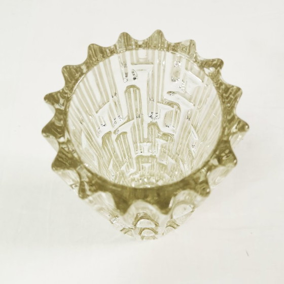 Image 1 of Modernist vase, Labyrinth, Rudolfova Hut, designed by Frantisek Vizner, Czechoslovakia 1960s.