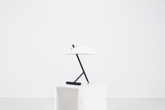 Image 1 of Lampe de Bureau Blanc Negro Evoluon par Louis Kalff pour Philips, 1950