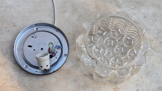 Image 1 of Plafón cilíndrico de vidrio