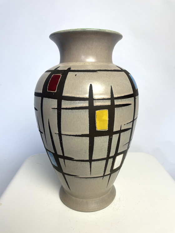 Image 1 of Vintage keramiek vaas, West-Germany