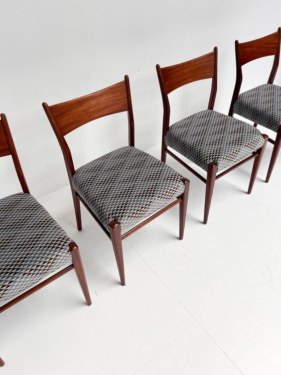 Image 1 of Ensemble de 4 chaises SA10 par Cees Braakman pour Pastoe, 1960