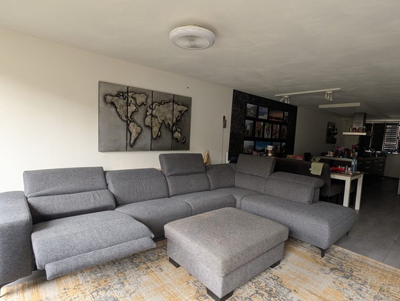 Großes Sofa mit Relaxfunktion – Montel, Metal, Textile (photo 4 of 7)