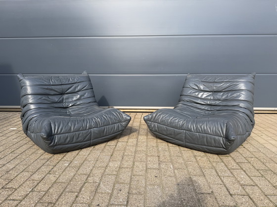 Image 1 of 100% authentic Ligne Roset Togo 3z & 2x 1z in Grey leather