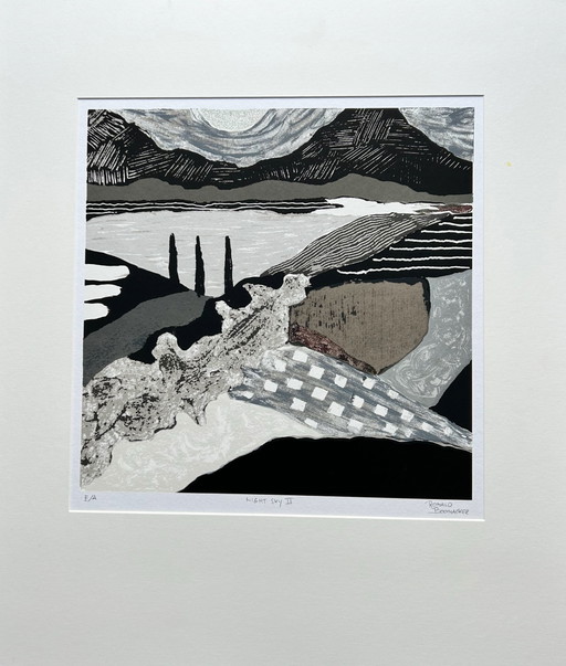 Ronald Boonacker - Sérigraphie Night Sky II
