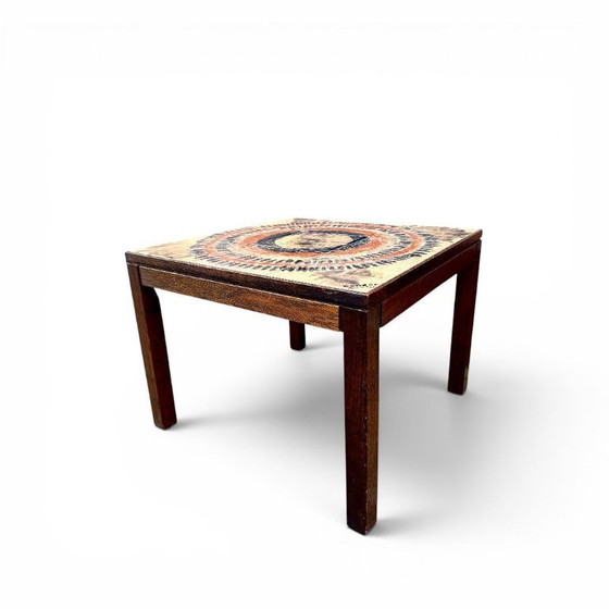 Image 1 of Ceramic Tile Table “Condor”, presumably Denmark 1970s